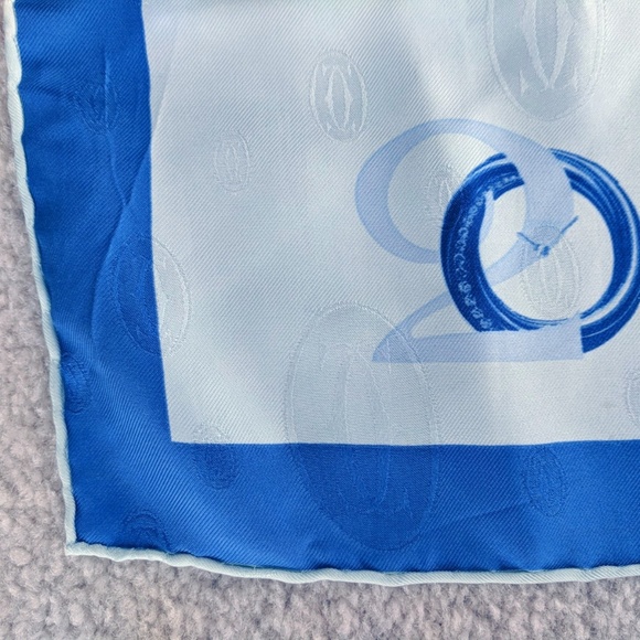 RARE! CARTIER silk scarf LIMITED EDITION - Picture 6 of 8